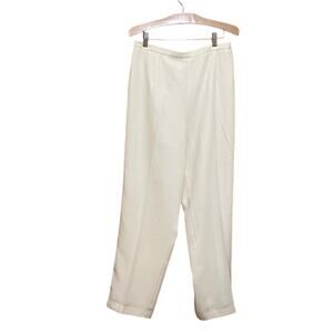Alfred Dunner Elegant Cream Women's Dress Pants. 12